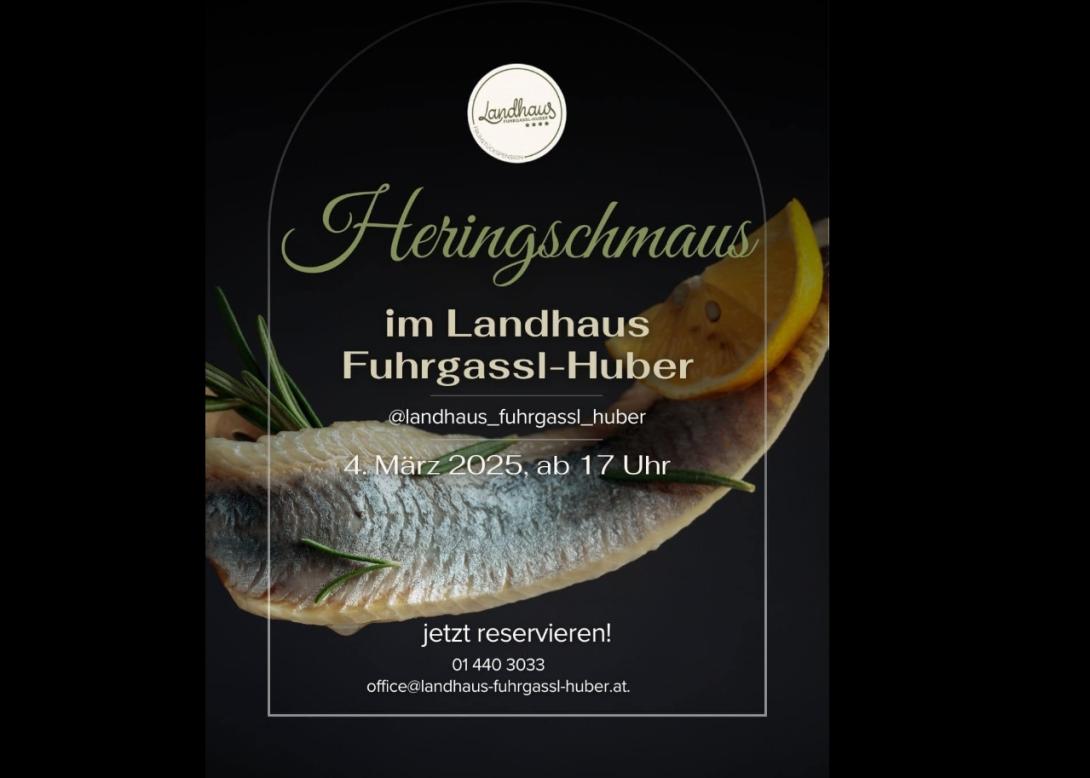 Heringschmaus im Landhaus ab 17 Uhr